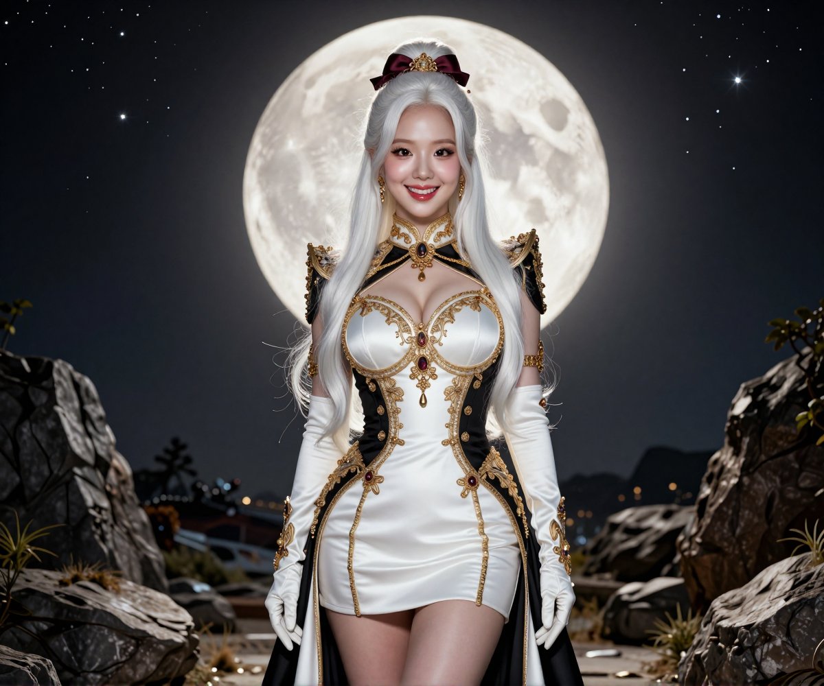 Image of a Korean woman Actual Photo: 2.0,  "A beautiful Korean woman boasting an hourglass figure,  round and voluptuous...