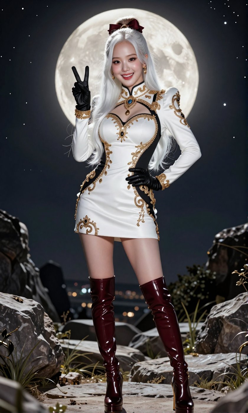 Image of a Korean woman Actual Photo: 2.0,  "A beautiful Korean woman boasting an hourglass figure,  round and voluptuous...