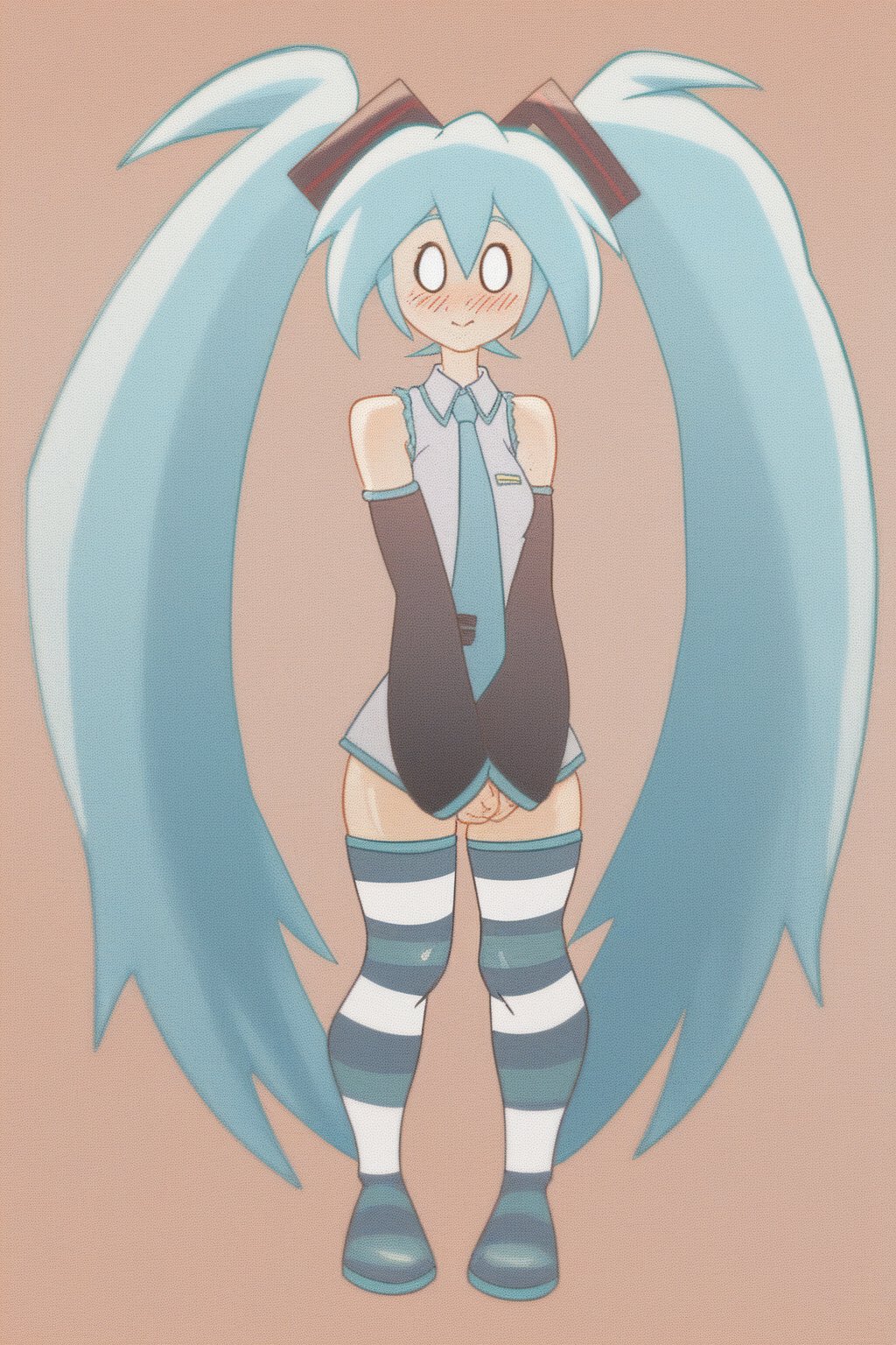 (TGrimmArt),  1girl,  hatsune miku by MasteRaccoonMan on Tensor.Art