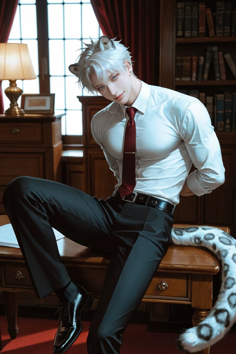 1 boy,  solo,  A handsome young adult male human with strong masculine facial features by Concutuaihondaicodon on Tensor.Art
