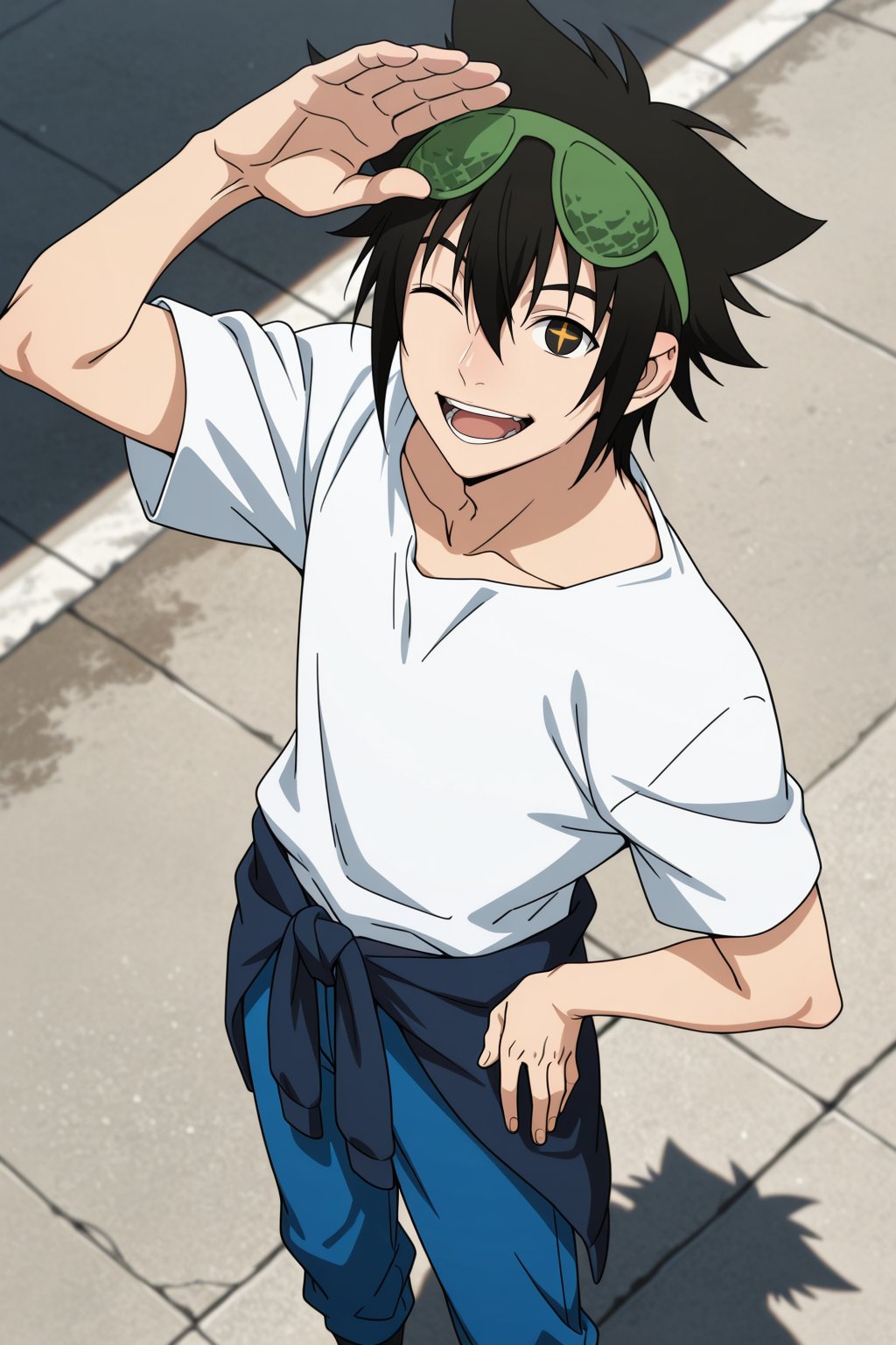 male focus,  1boy,  jin mori by Lineko on Tensor.Art