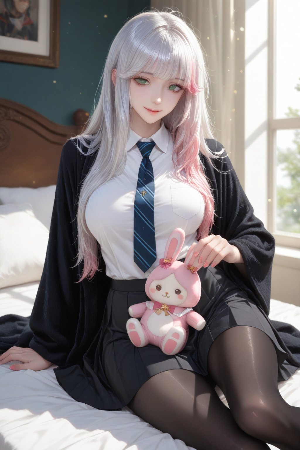 black pantyhose,  (shiny pantyhose), by 月老板 on Tensor.Art