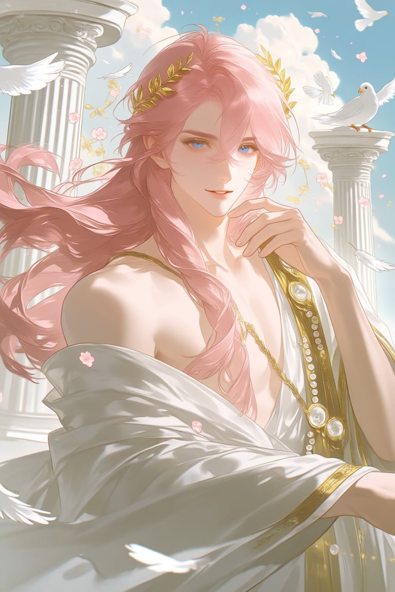 masterpiece,  best quality,  score_7 1boy by amesugary on Tensor.Art