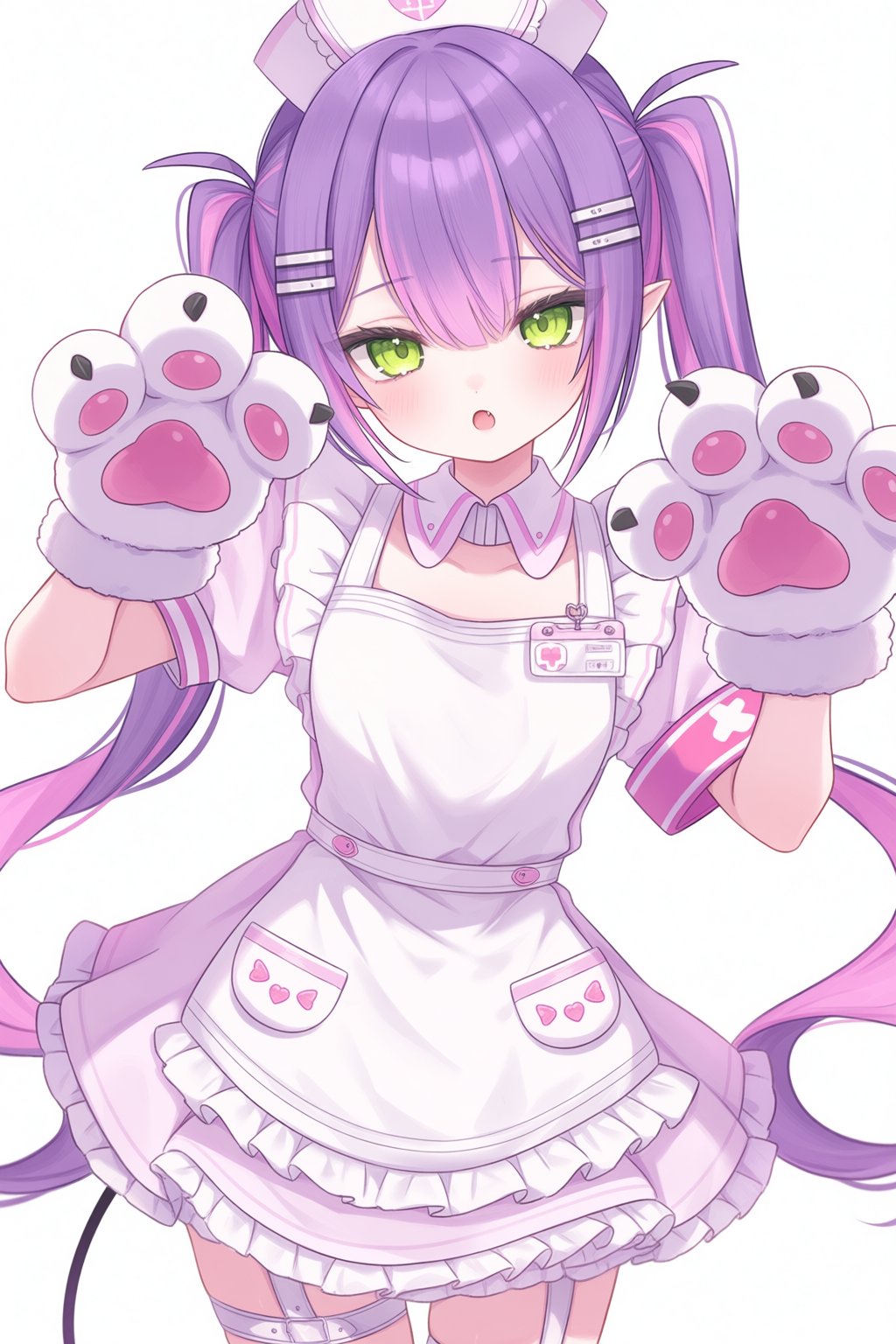 1girl,  alternate costume,  animal hands by 13ep on Tensor.Art