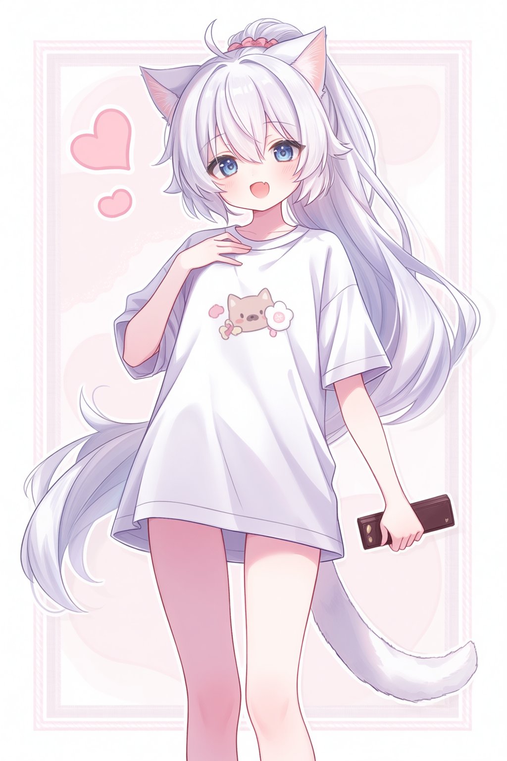 1girl,  animal ears,  tail by 13ep on Tensor.Art