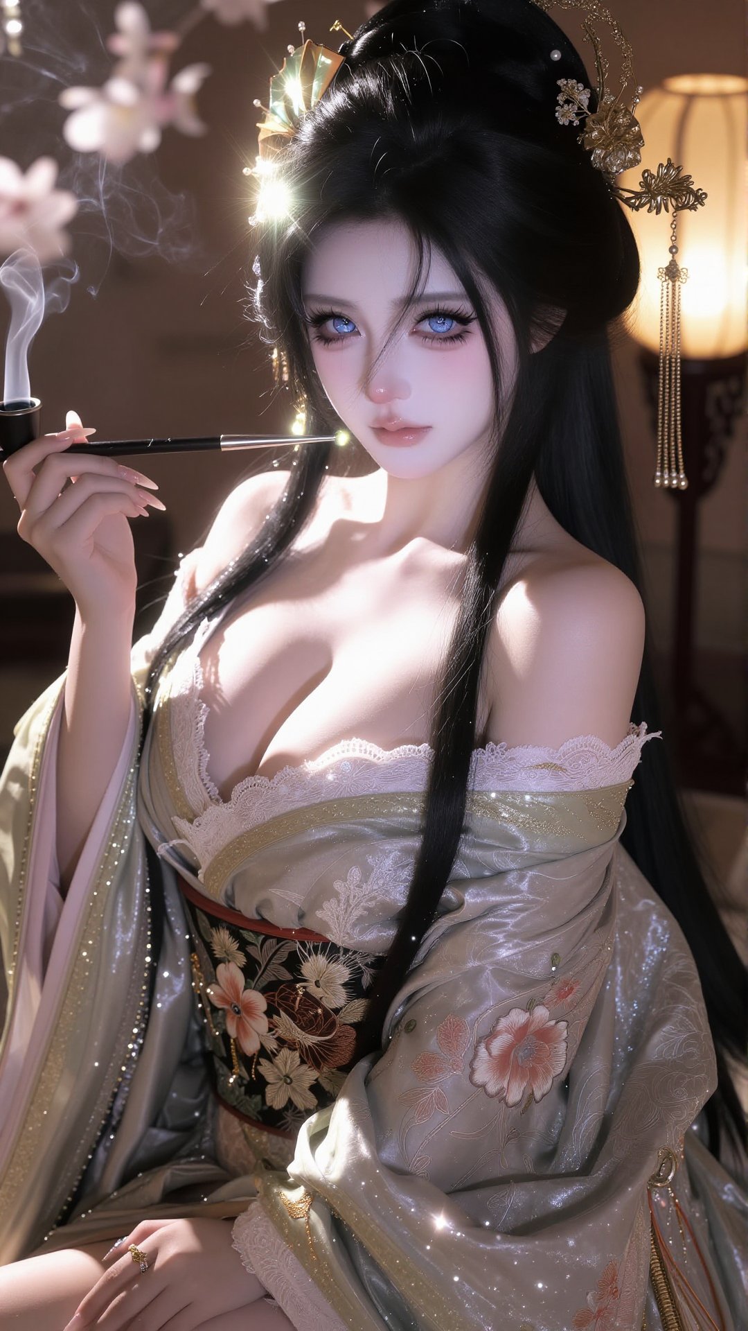 Gemstone_eyes,  crystal_eyes,  glossy_eyes by Yo on Tensor.Art