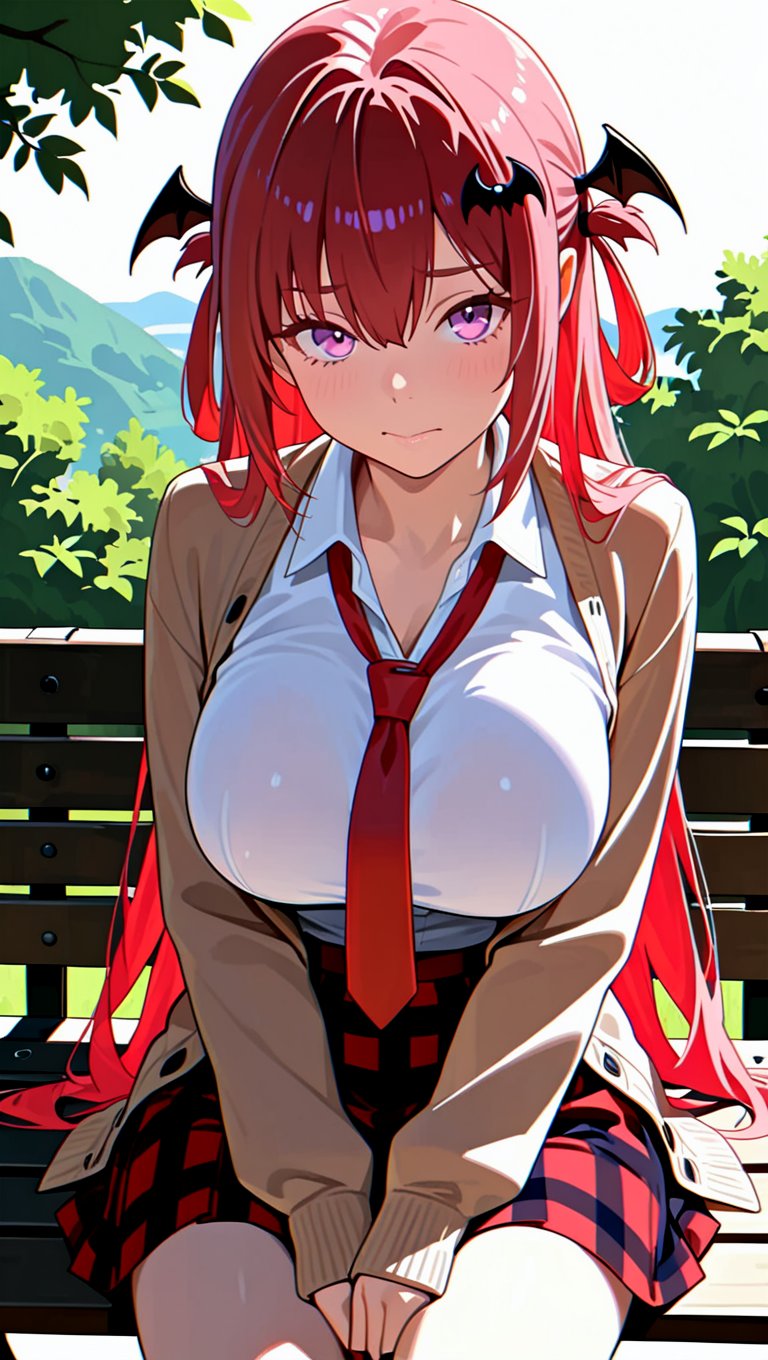 1girl,  solo,  kurumizawa satanichia mcdowell (gabriel dropout) by DjM_ on Tensor.Art