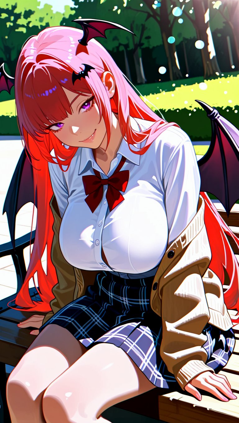 1girl,  solo,  (portrait of satanichia mcdowell) by DjM_ on Tensor.Art