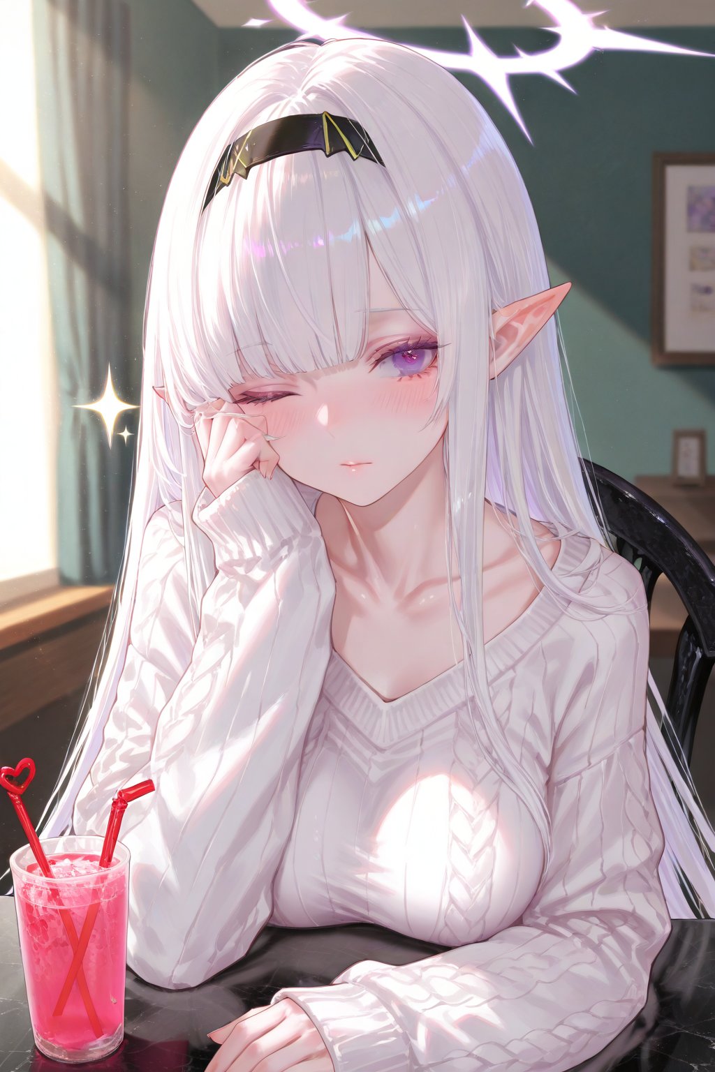 1girl,  solo,  long hair by 月老板 on Tensor.Art