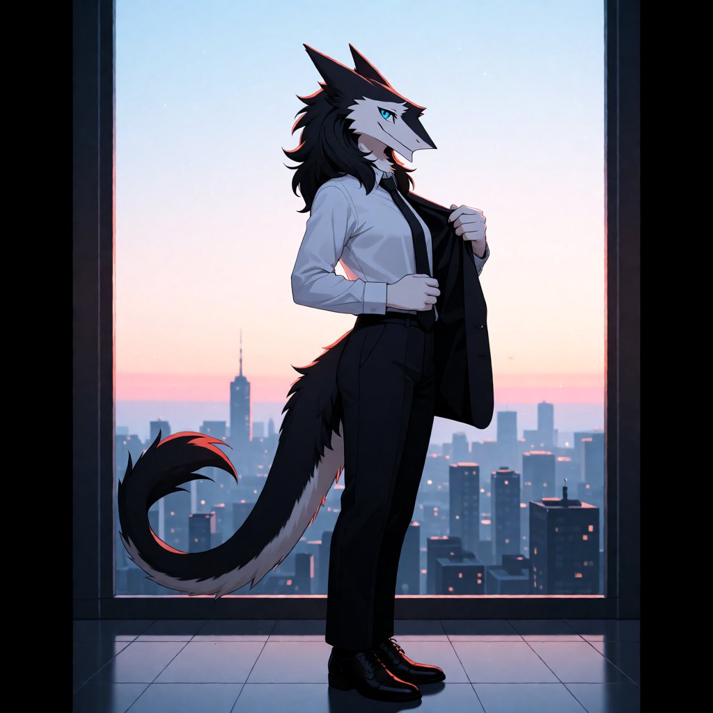 city background,  dawn,  solo by RodAndRog on Tensor.Art