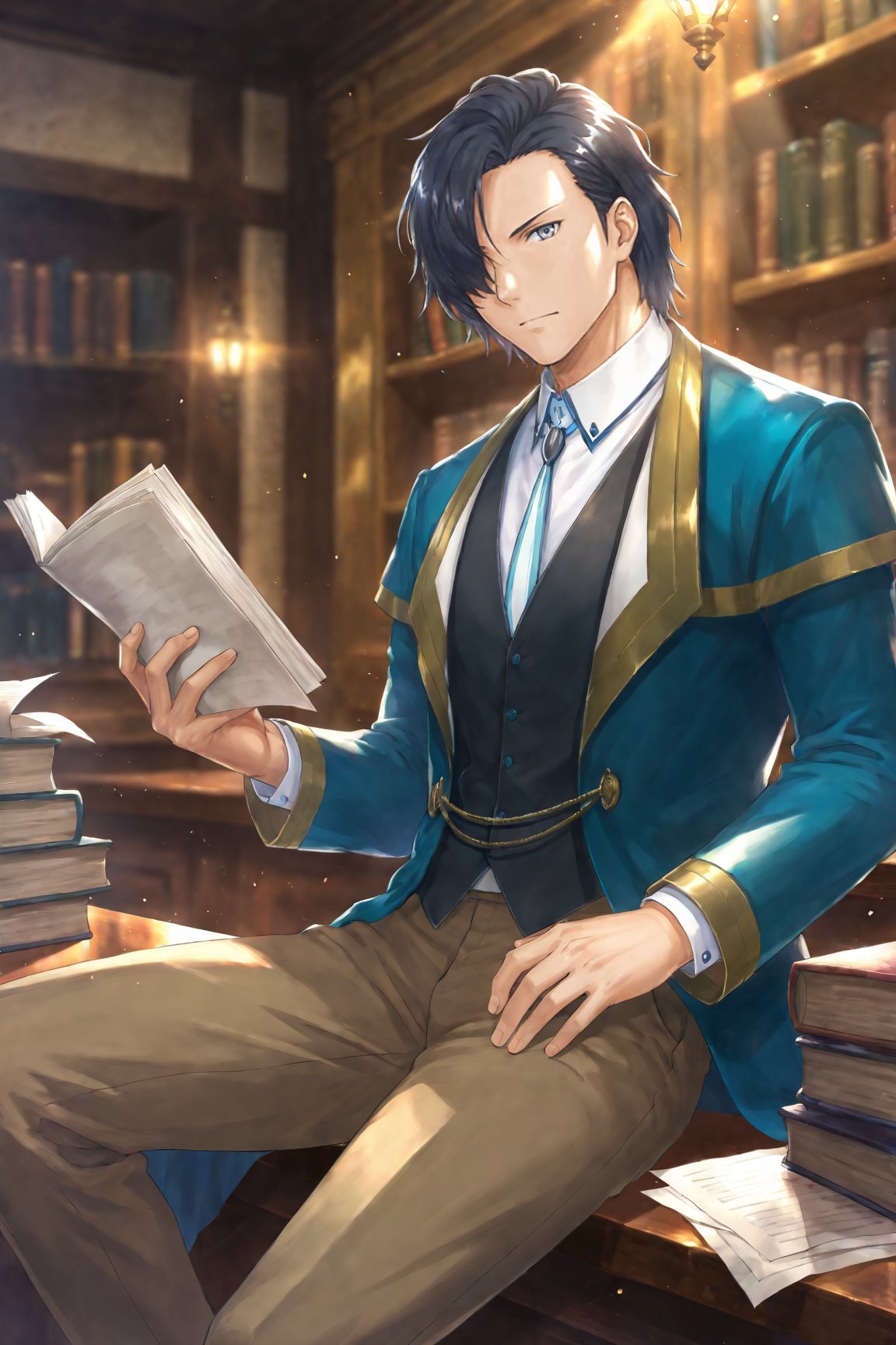 1boy,  looking viewer,  Ymir_Eiyu by Dowizar on Tensor.Art
