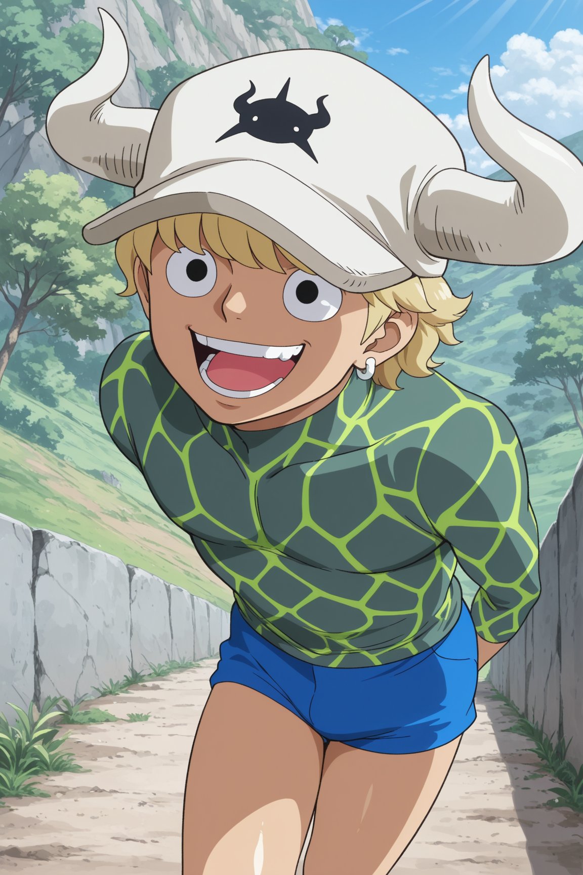 dellinger,  blonde hair,  black eyes by 25kkai on Tensor.Art