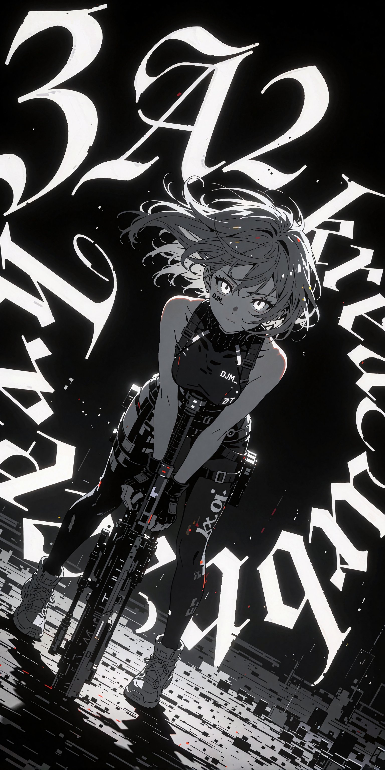 pristine line art,  1girl,  solo by DjM_ on Tensor.Art
