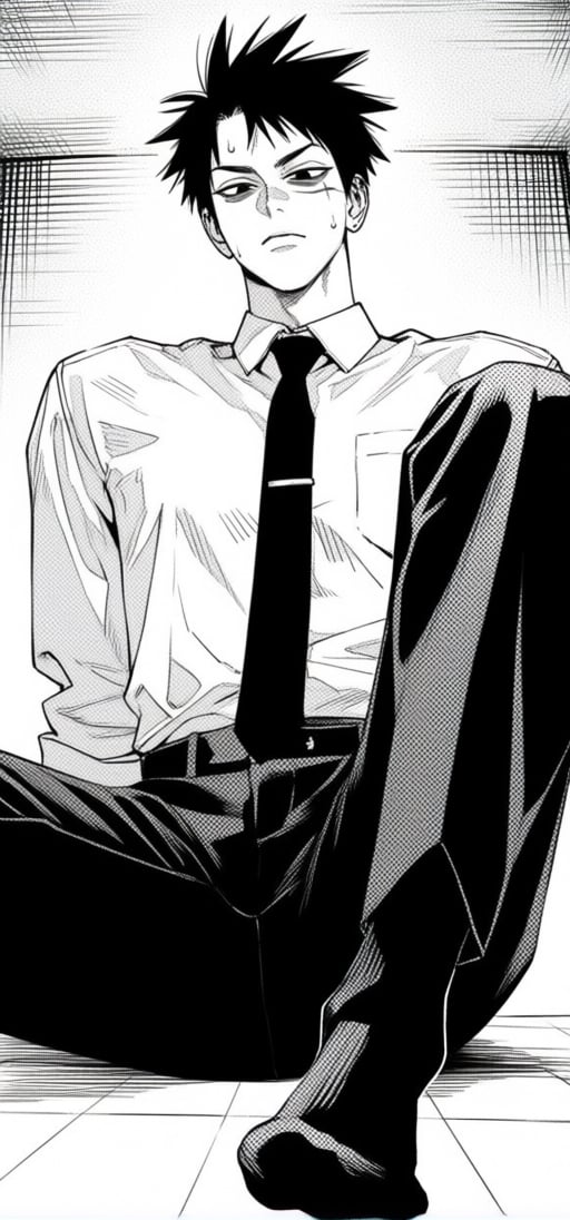1boy,  solo,  manga style by qqhm111 on Tensor.Art
