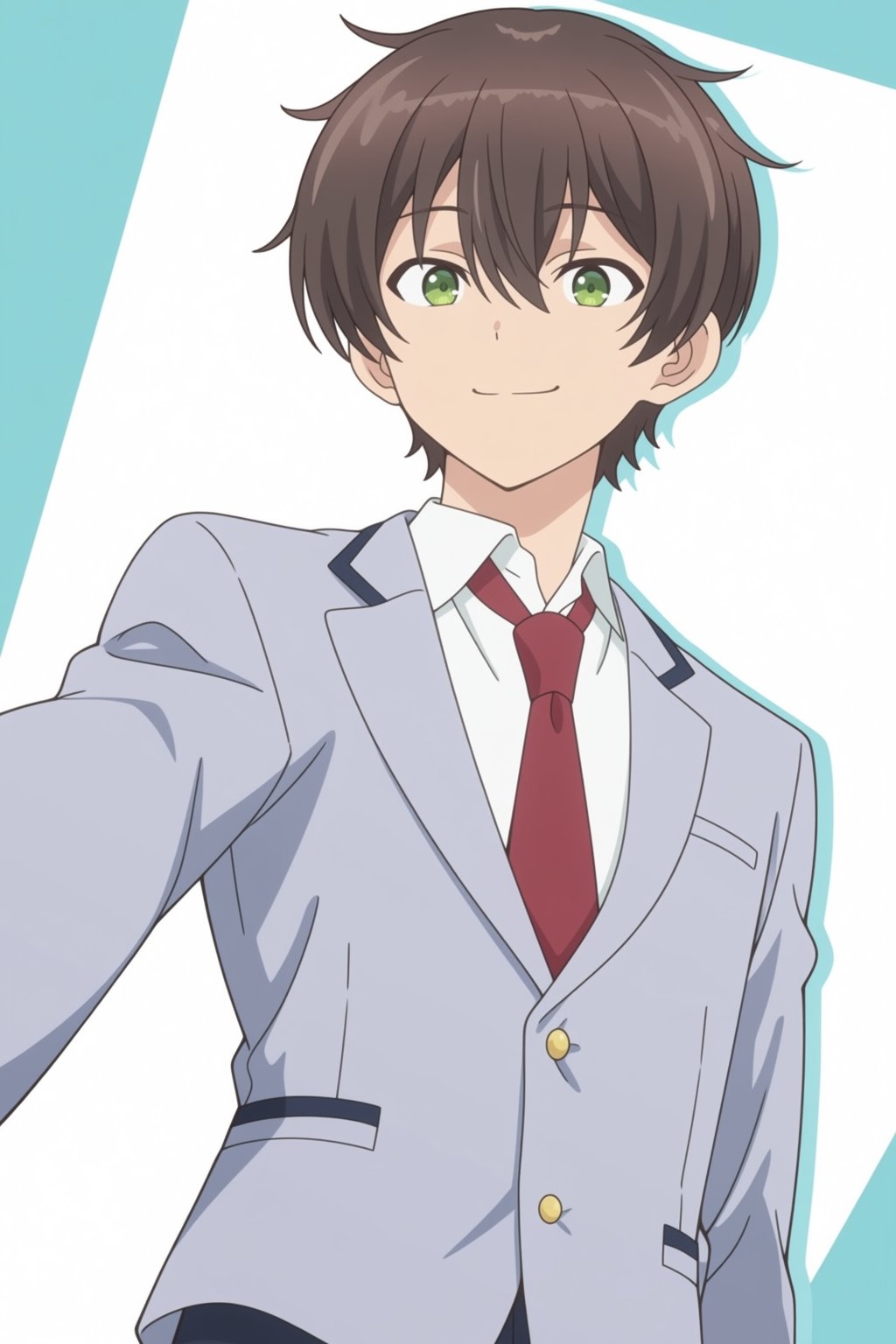 maki_maehara,  hair between eyes,  brown hair by 第十三月 on Tensor.Art