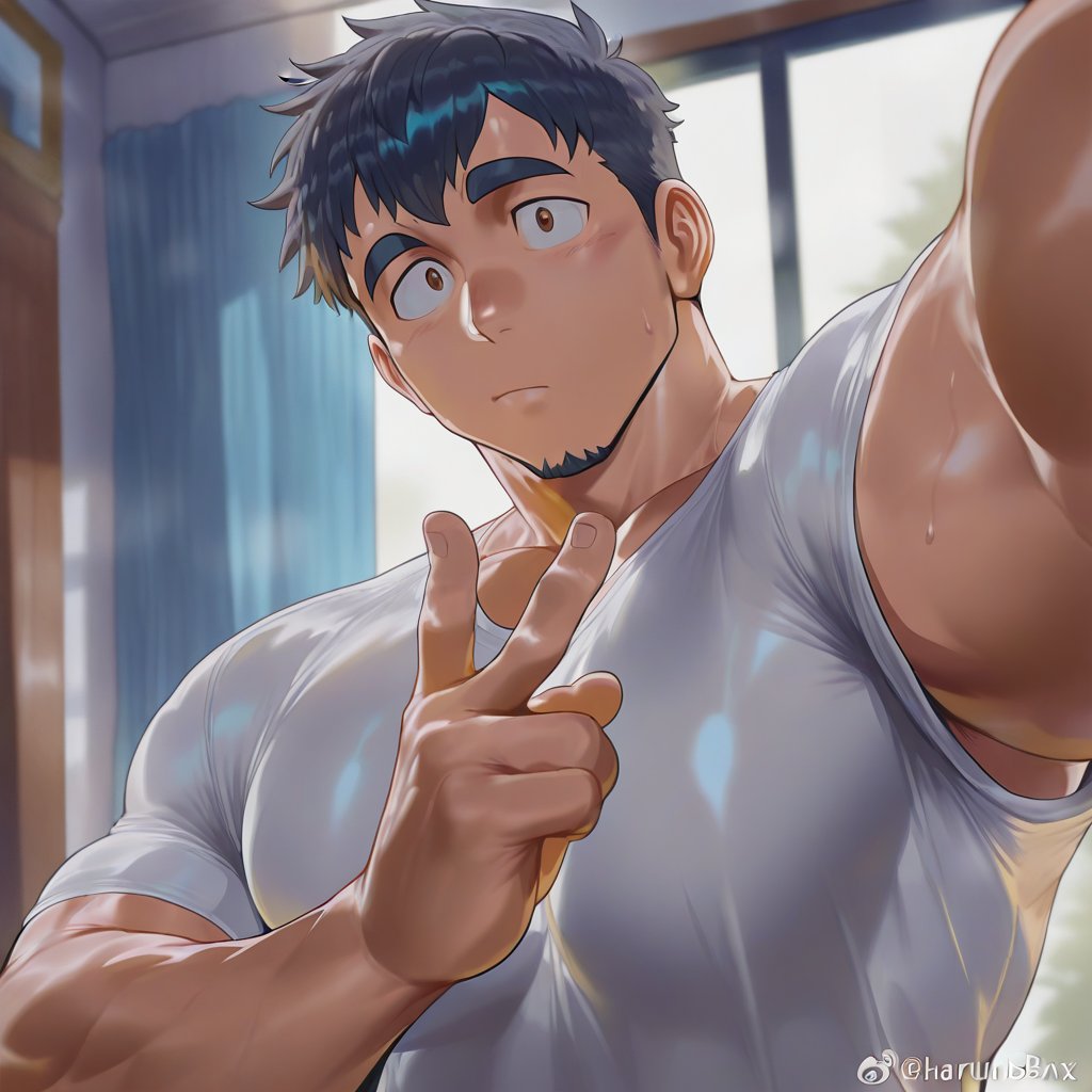 1boy,  masterpiece,  hunk by MANATO on Tensor.Art