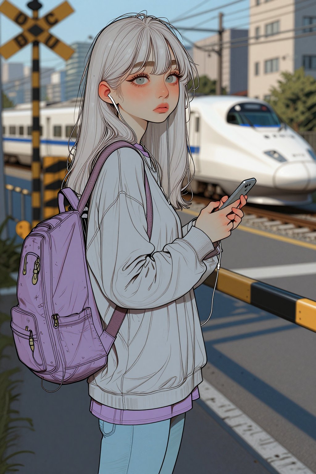 Ivysketch style,  digital art illustration,  clean line art with soft line work by Ivy S2 on Tensor.Art