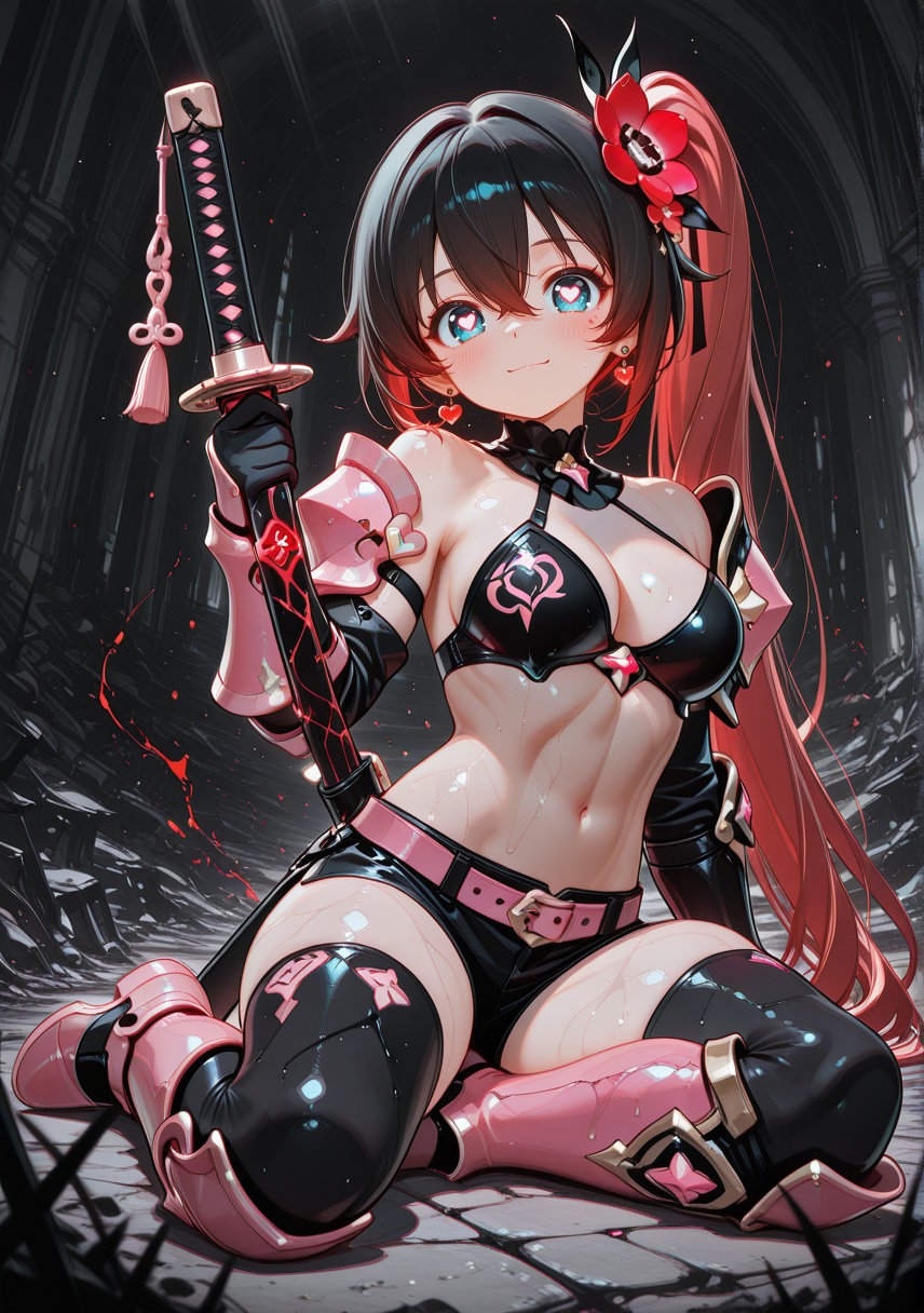 heavy metal art 80's (dark fantasy),  full body view,  dynamic pose by Moisesk380sv on Tensor.Art