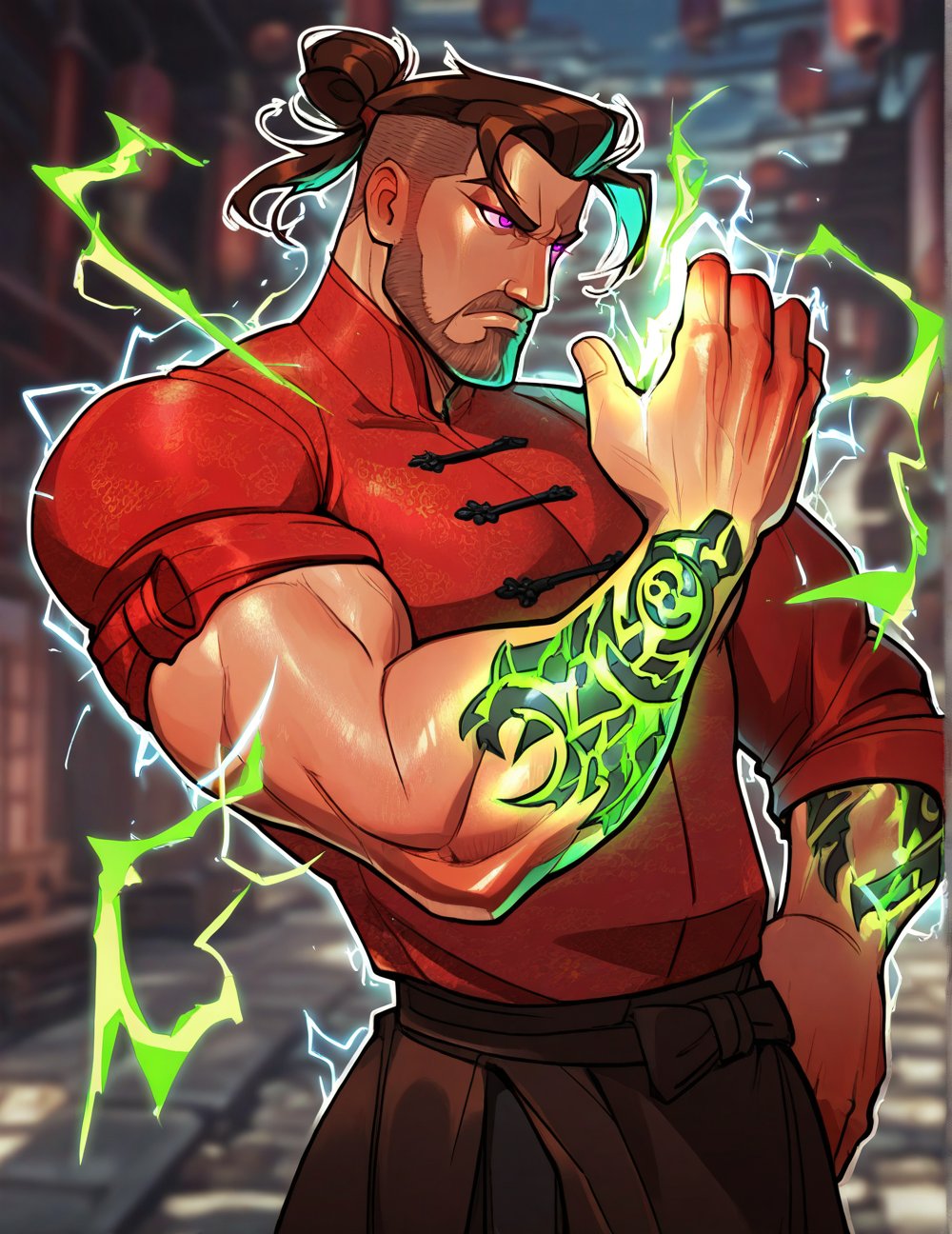 detailed background,  detailed face and eyes,  perfect anatomy by TheBaraLover on Tensor.Art