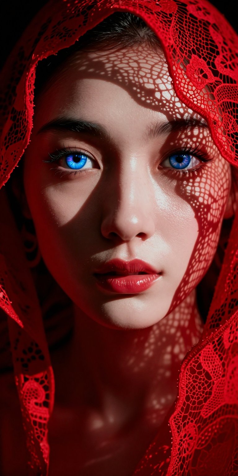 1girl,  solo,  extreme close-up portrait by DjM_ on Tensor.Art