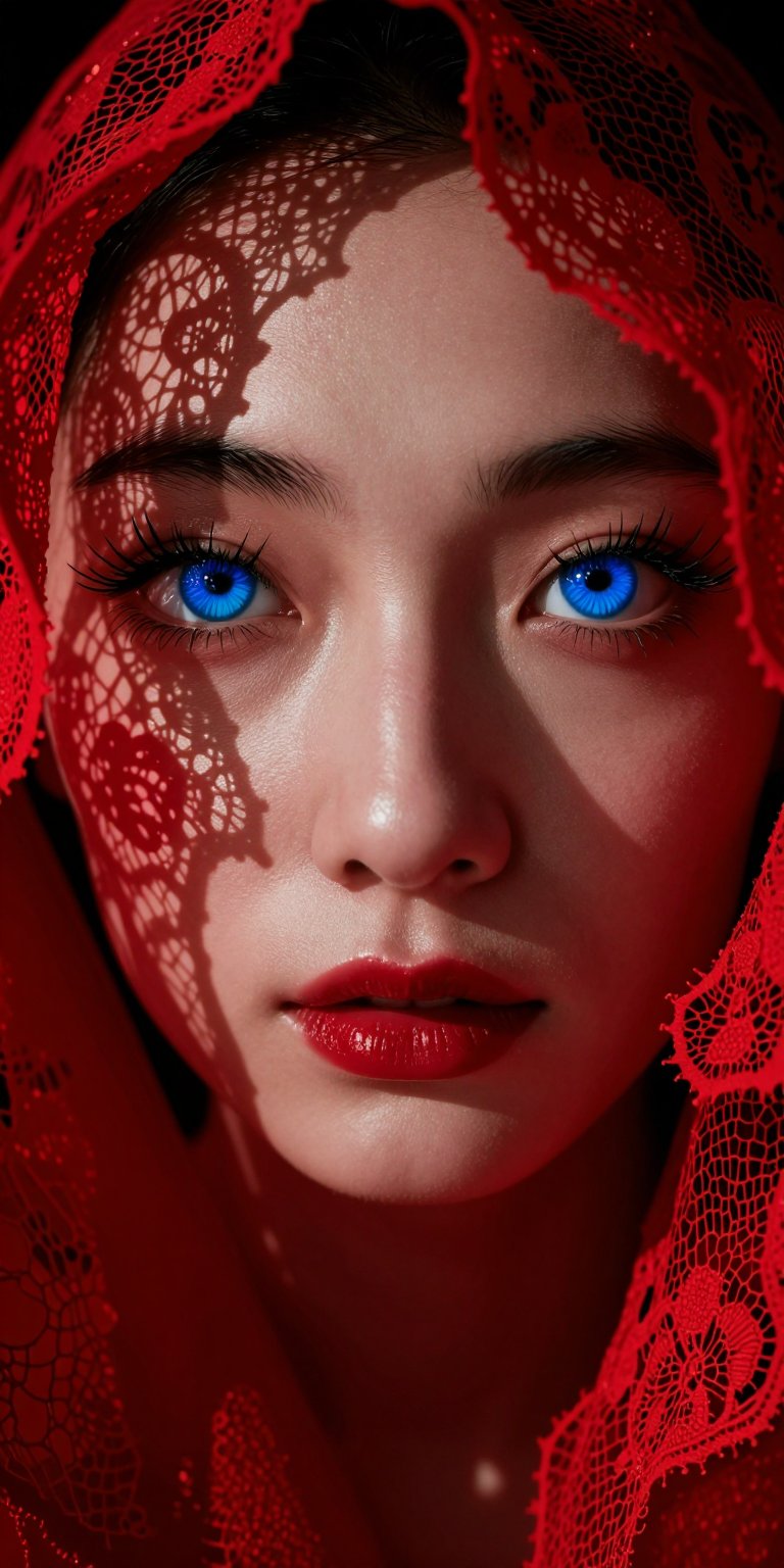 1girl,  solo,  extreme close-up portrait by DjM_ on Tensor.Art