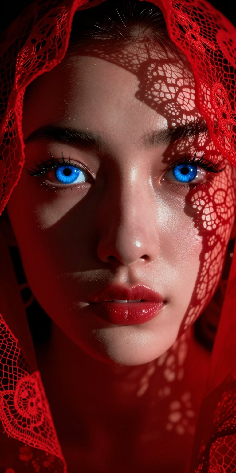 1girl,  solo,  extreme close-up portrait by DjM_ on Tensor.Art