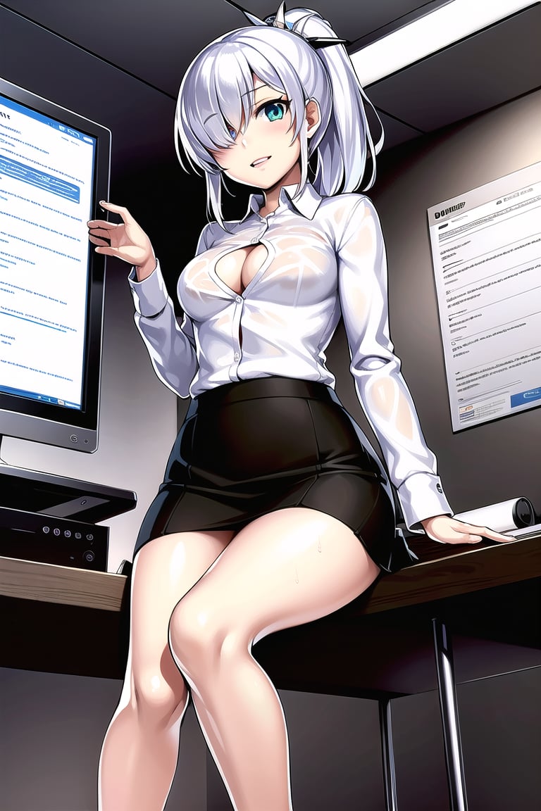 Kurogin,  One girl in the picture,  full view of body and her leg by THOA on Tensor.Art
