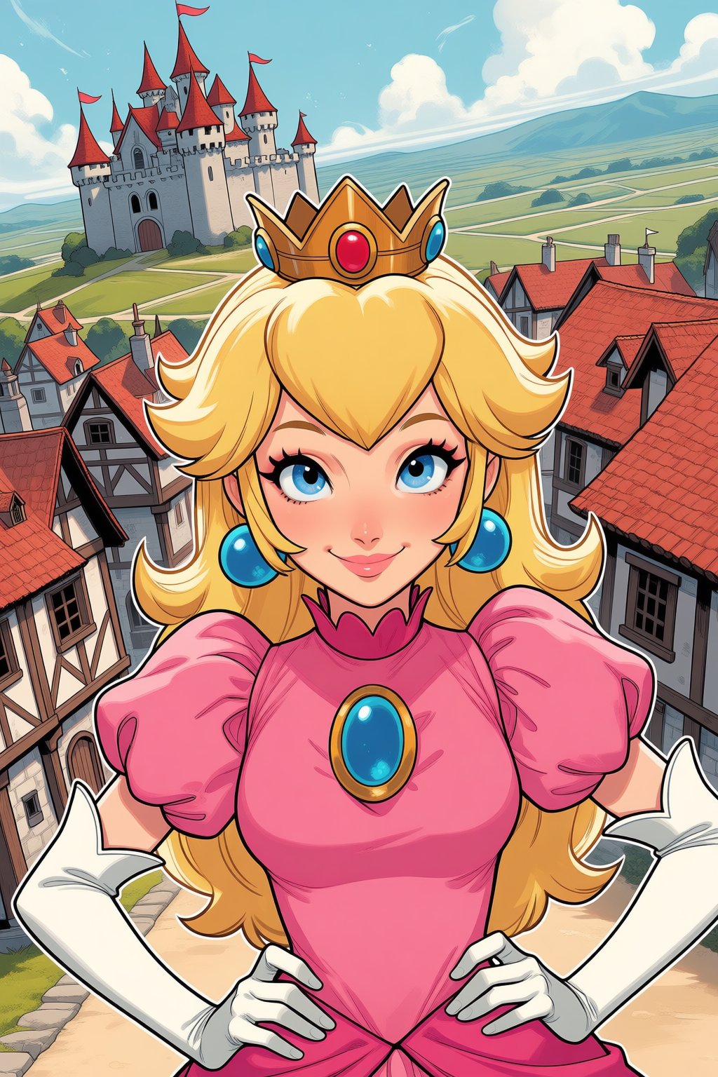 2d_cartoon,  western_cartoon_style,  masterpiece by ValienteVanguard68 on Tensor.Art