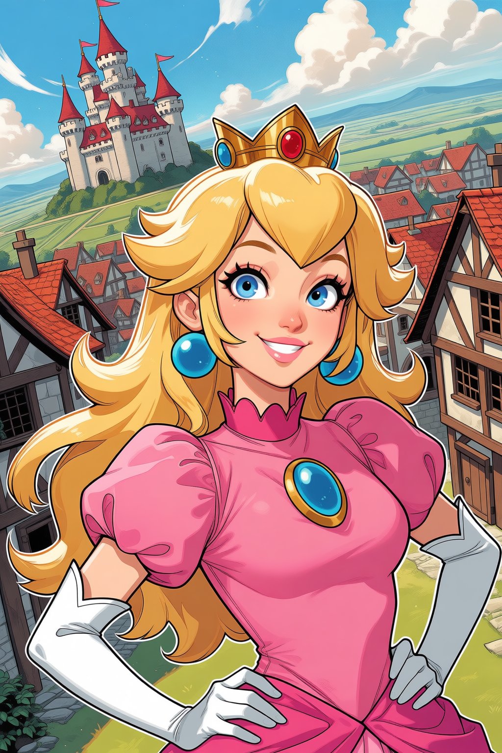 2d_cartoon,  western_cartoon_style,  masterpiece by ValienteVanguard68 on Tensor.Art