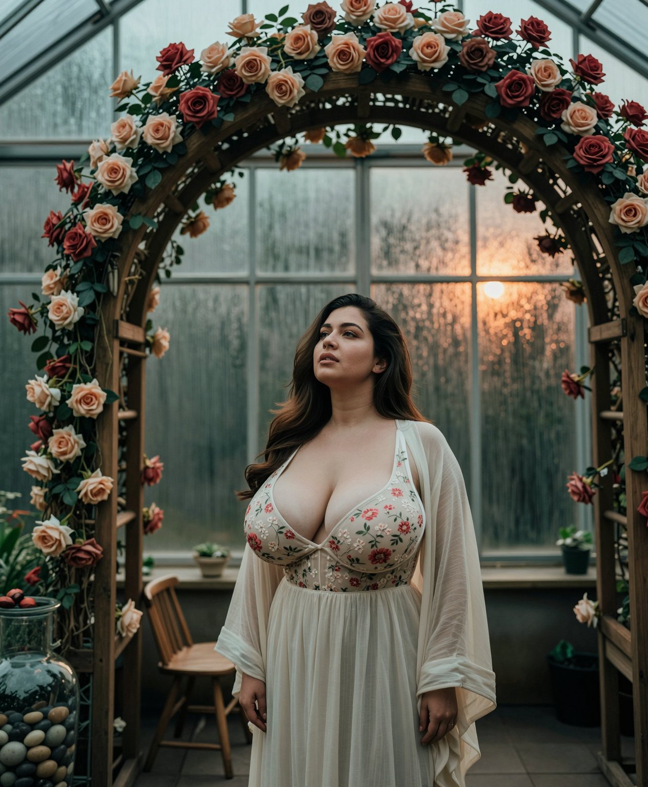 natural breast,  huge breast:0.93,  --style raw by DjM_ on Tensor.Art