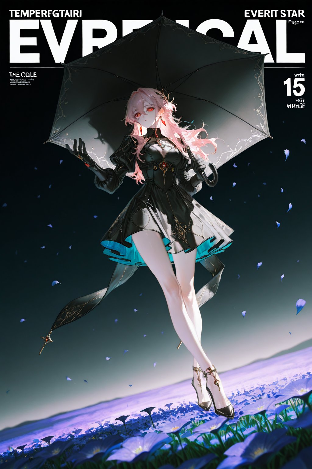 geometric background,  magazine cover,  magazine title by YUEYUEAI月月AI on Tensor.Art