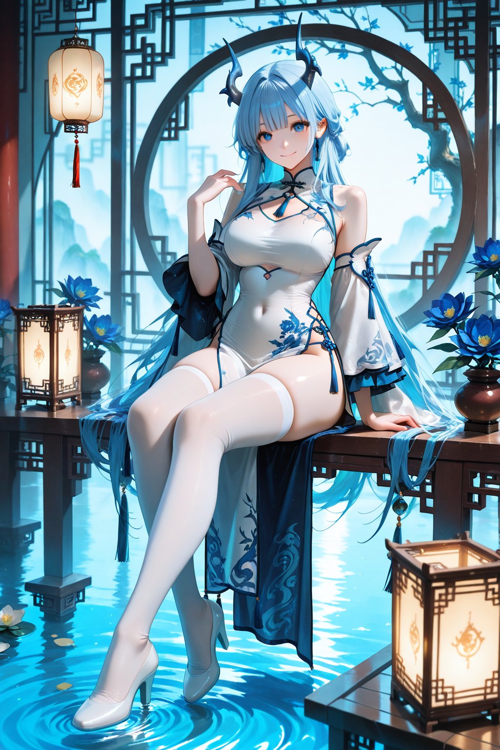 1girl,  dress,  breasts by YUEYUEAI月月AI on Tensor.Art