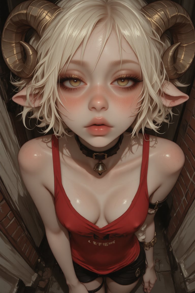 sideboobs,  1girl,  golden eyes by Mirabelle on Tensor.Art