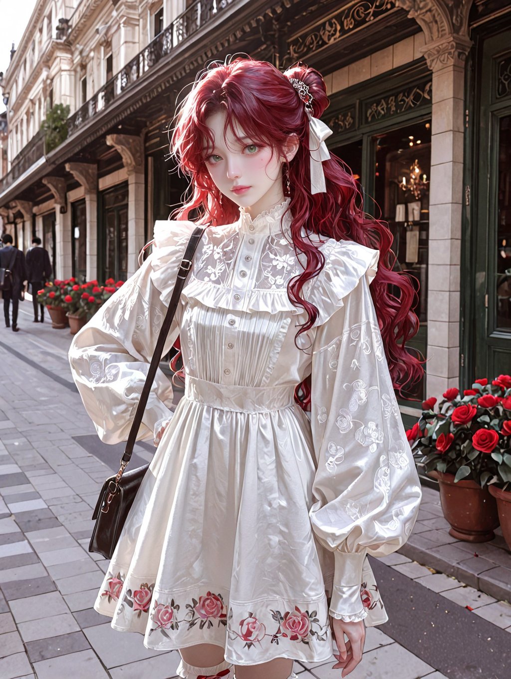 pure and innocent 18-year-old korean style girl,  slender feminine physique,  porcelain white skin by A4TPOP on Tensor.Art