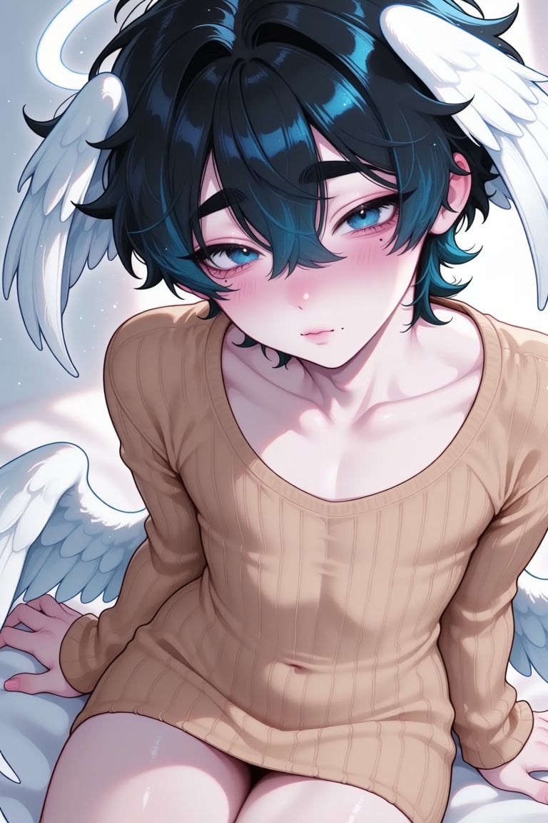 bloom,  glossy hair,  fluffy hair by SillyFemboy on Tensor.Art