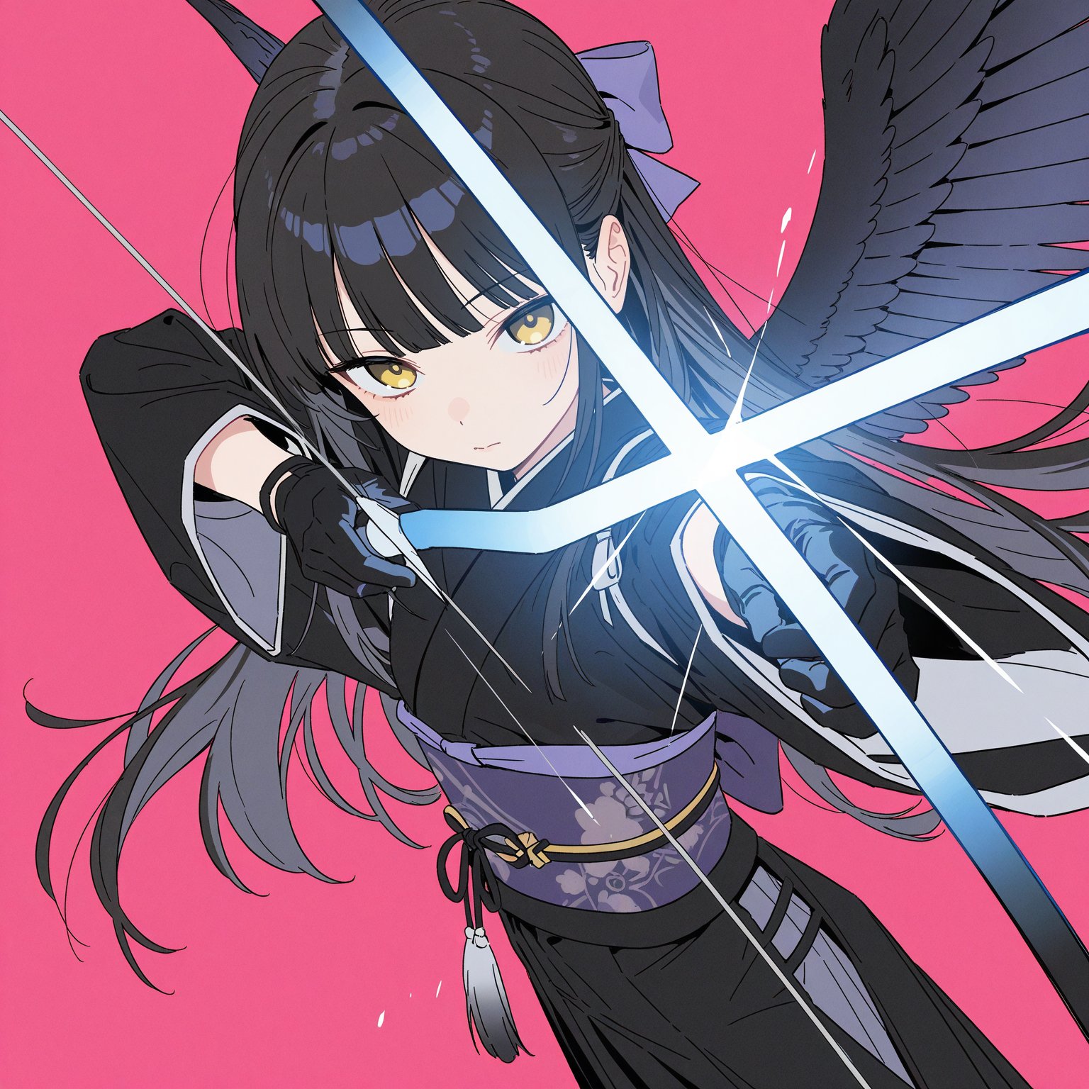 dynamic angle,  ((wings)),  masterpiece by vass on Tensor.Art