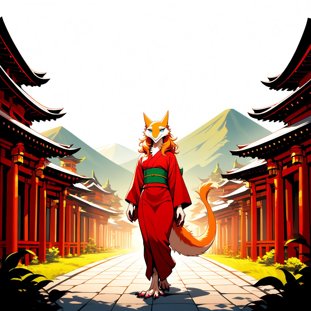 mountain background,  temples,  solo by RodAndRog on Tensor.Art
