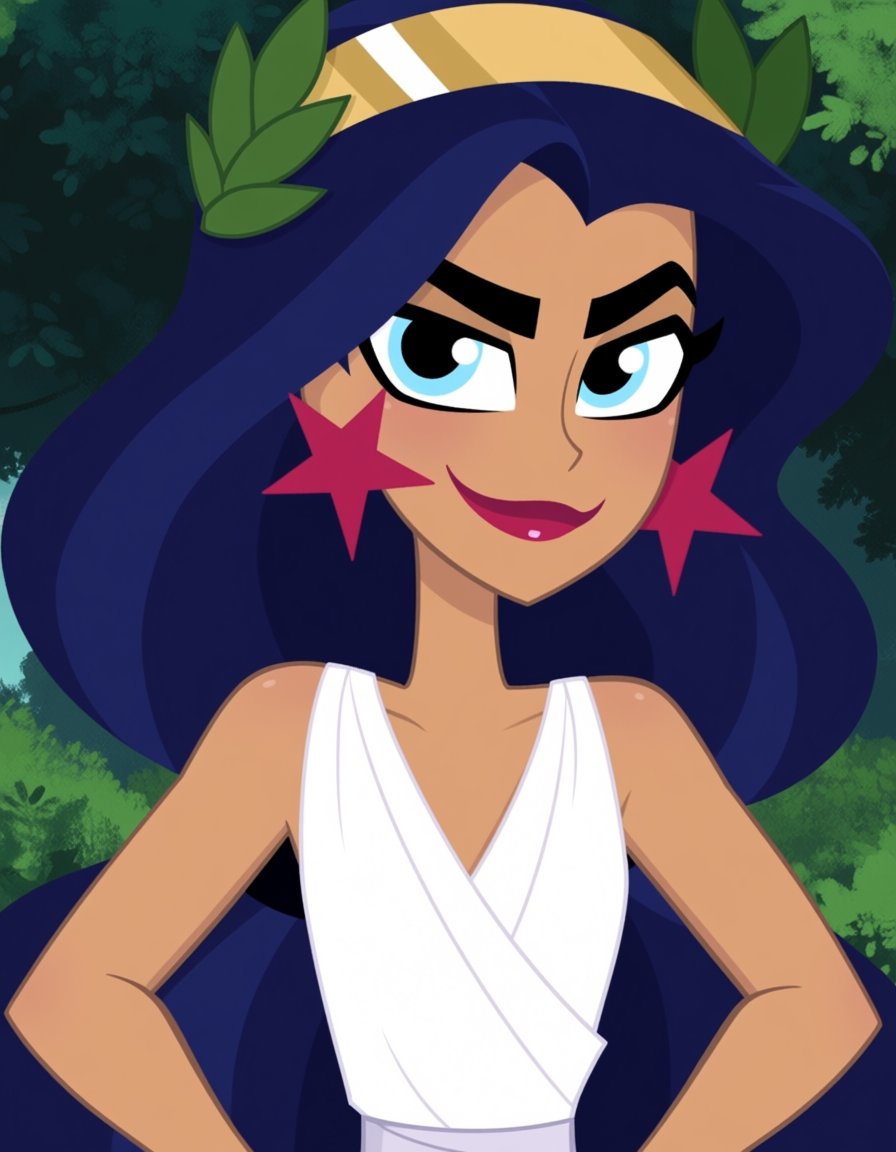 dcshgdiana,  style parody,  tan-skinned female by elderagent on Tensor.Art