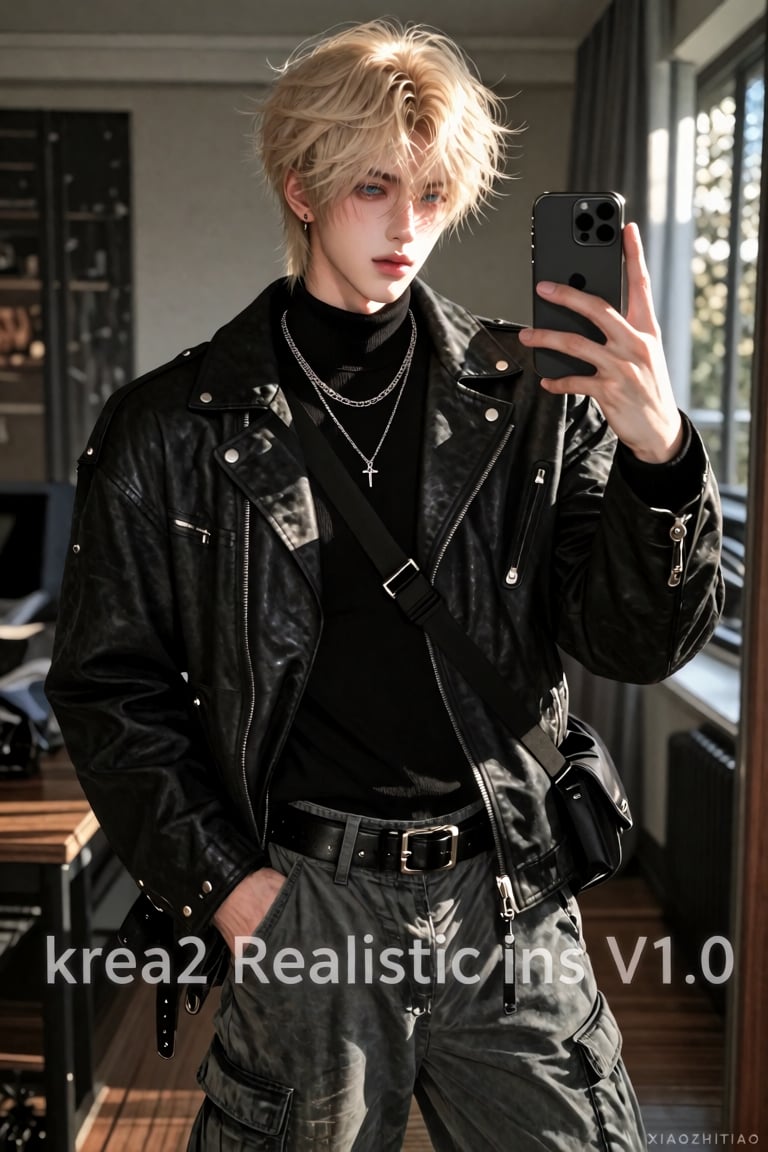 1male,  solo,  blonde hair by 小纸条 on Tensor.Art