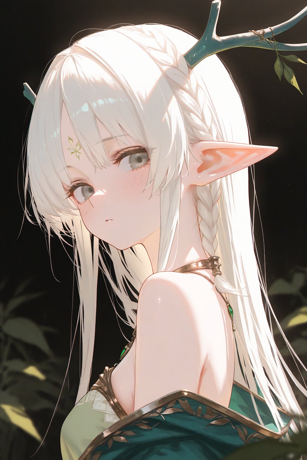 1girl,  solo,  long hair by 月老板 on Tensor.Art