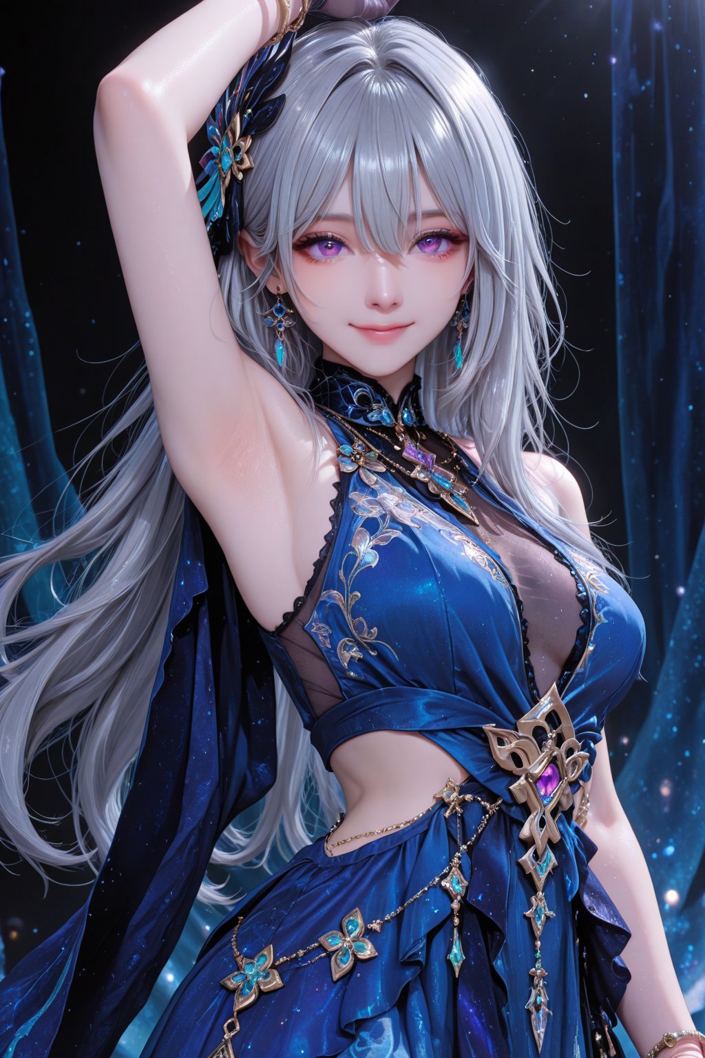 1girl,  solo,  arm up by ikun on Tensor.Art