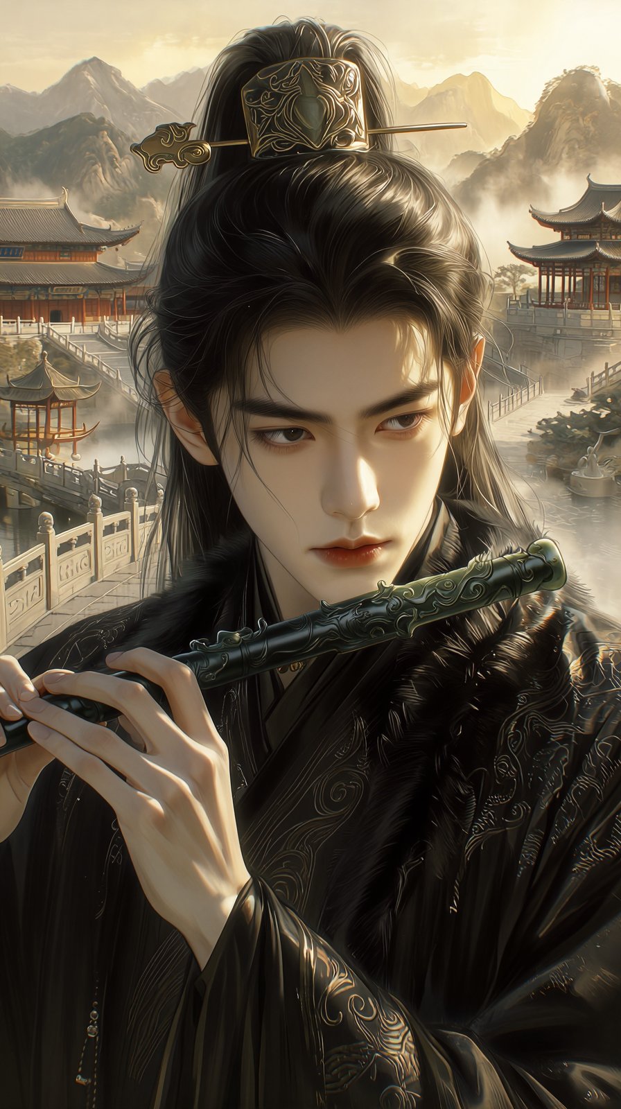 (Highly refined art style) 1male,  solo,  cinematic composition by Aily on Tensor.Art