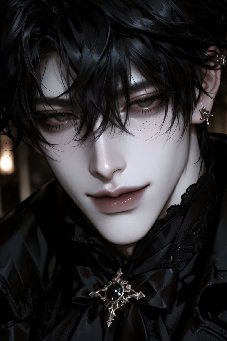 spice_niji,  dark gothic,  pretty boy by dollybeans on Tensor.Art