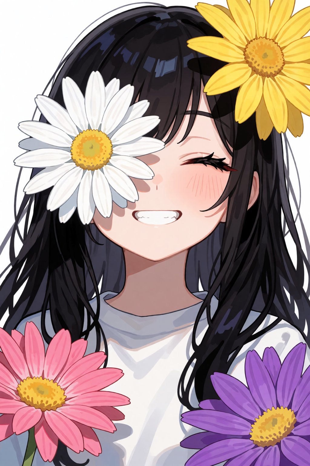 1girl,  solo,  one eye closed by Light01 on Tensor.Art