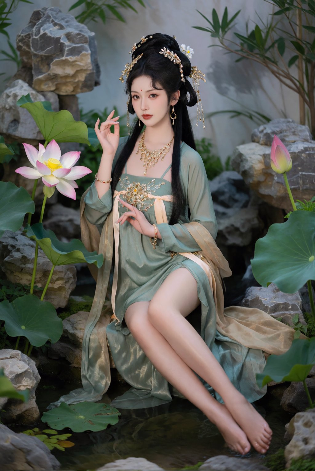 1girl,  solo,  long hair by 林可 on Tensor.Art