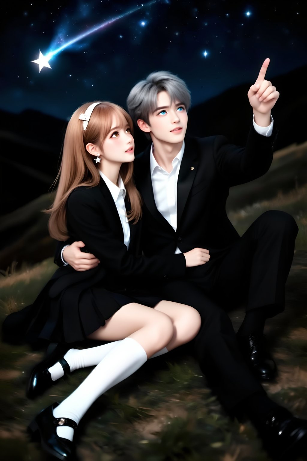 Superior quality,  ranked number one. Inspiration: Shooting star,  first love. Under a romantic starry sky by newsans23 on...