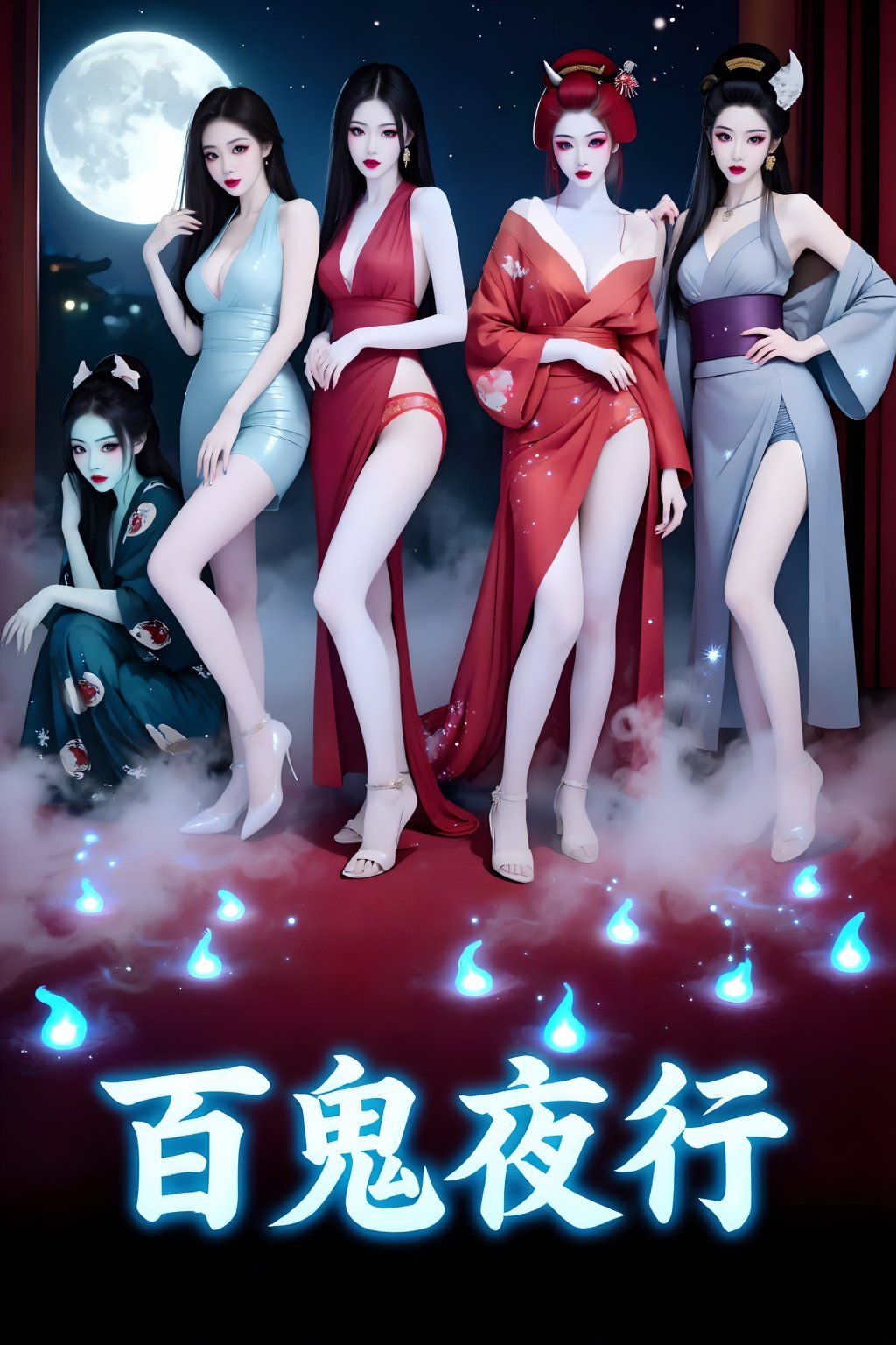 Superior quality. Inspiration: Masquerade ball,  Japanese yokai (supernatural beings). Synopsis: A masquerade ball themed...