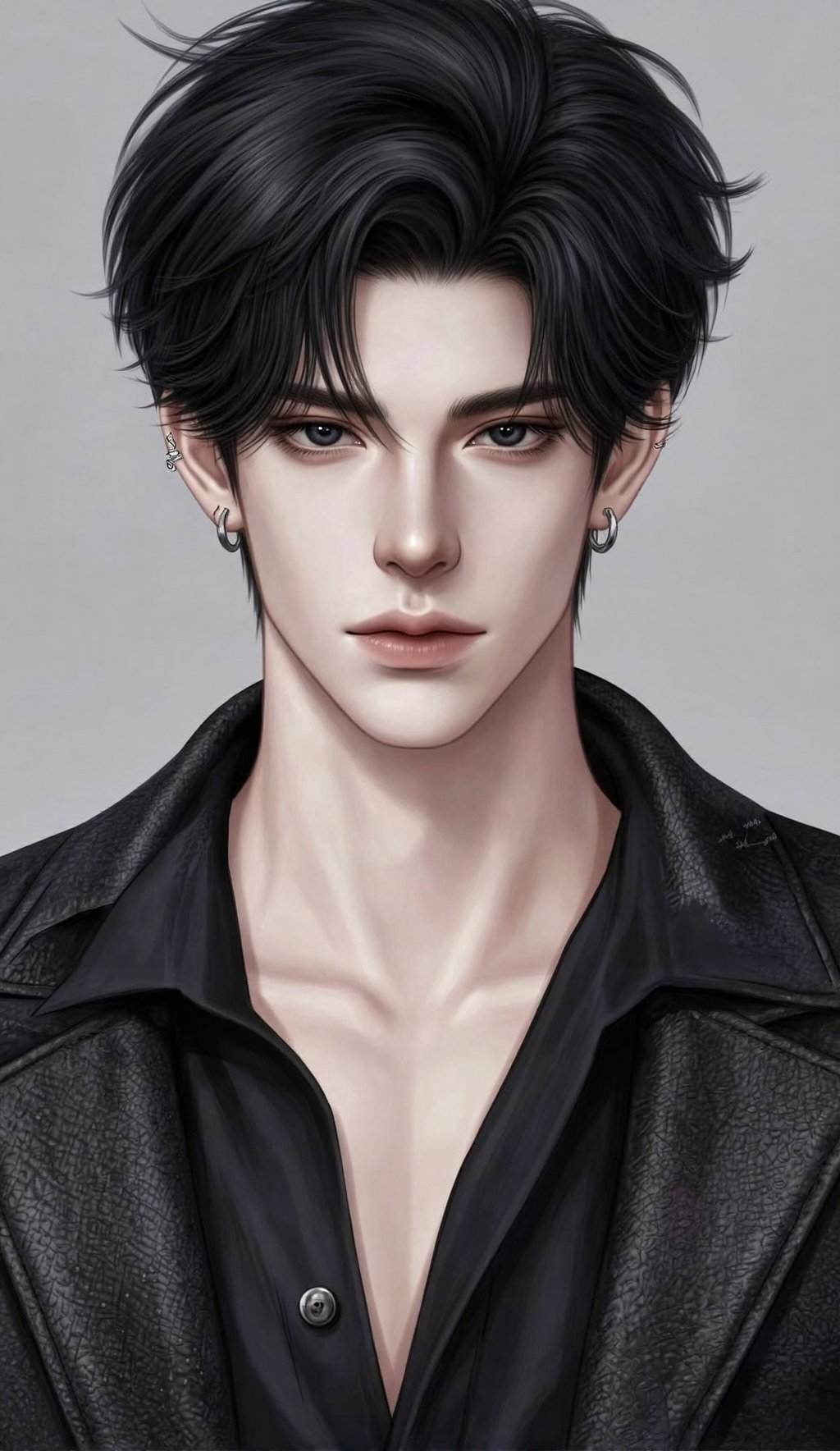 1boy,  semi-realistic anime,  realistic manhwa style by 𓆩 𝓩𝖊𝖗𝖊𝖙𝖍𝖟 𓆪 on Tensor.Art