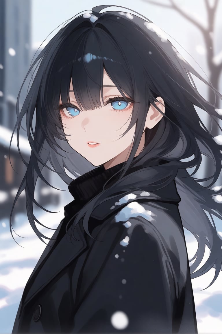 1girl,  solo,  black hair by Devilworld on Tensor.Art