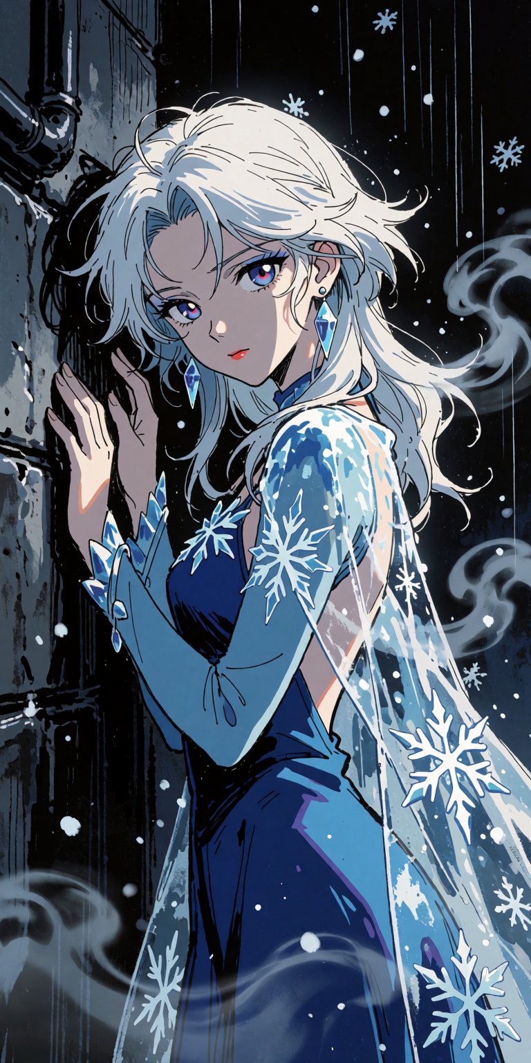 90s OVA anime aesthetic,  ,  deep contrast by osess on Tensor.Art
